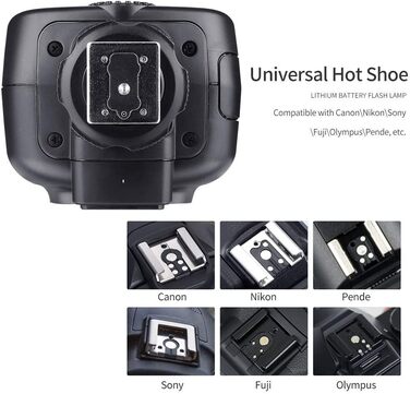 Godox TT600 - Бездротовий спалаж Speedlite Master/Slave для Canon, Nikon, Pentax, Olympus, Fujifilm, Panasonic