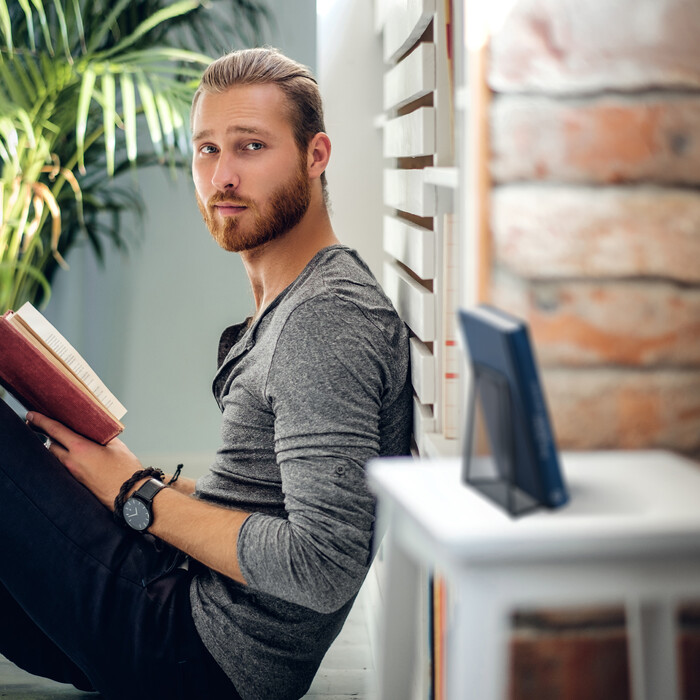 Набір з двох металевих підставок для книг Relaxdays