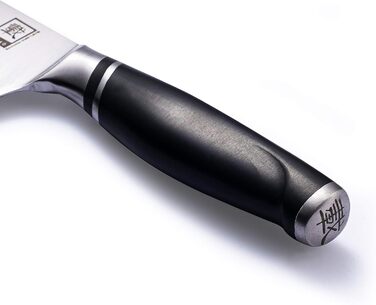 Кухонний ніж Zayiko NAMI Santoku: професійний, 30.5 см, з лезом 17 см з нержавіючої сталі та ергономічною ручкою ABS