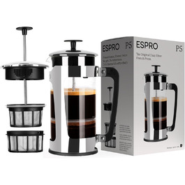 Френч-прес ESPRO P5 532 мл з подвійною мікрофільтрацією, для кави та чаю, нержавіюча сталь, без осаду та гіркоти