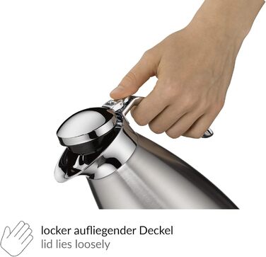 alfi Thermos Carafe Gusto TT, Brushed Stainless Steel 1.5 l