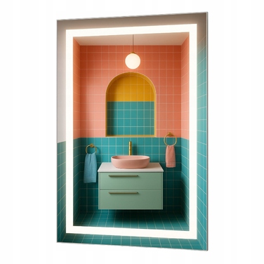 Настінне дзеркало Glass-Star, прямокутне, 700 x 800 мм