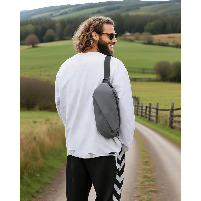 Поясна сумка чоловіча/жіноча велика, з PU шкіри, водонепроникна, для спорту, подорожей, бігу, піших прогулянок, захист від крадіжки, елегантна, темно-зелена