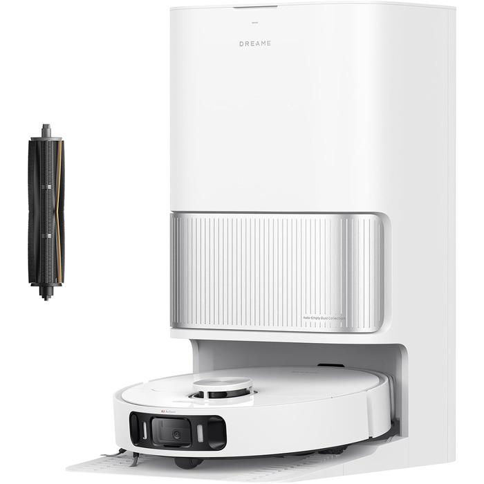 Робот-пилосос Dreame L40 Ultra AE з функцією миття, 19000 Па потужність всмоктування, багато щіток та гнучкий моп, для вологого та сухого прибирання. Автоматична станція очищення пилу.