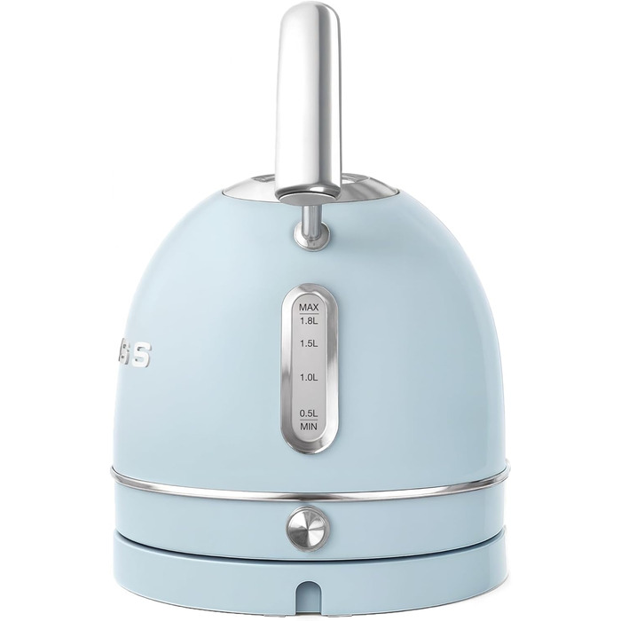 Електричний чайник SWEISS KTL6, Vintage, 1.5 л, нержавіюча сталь, блакитний, 2200 Вт