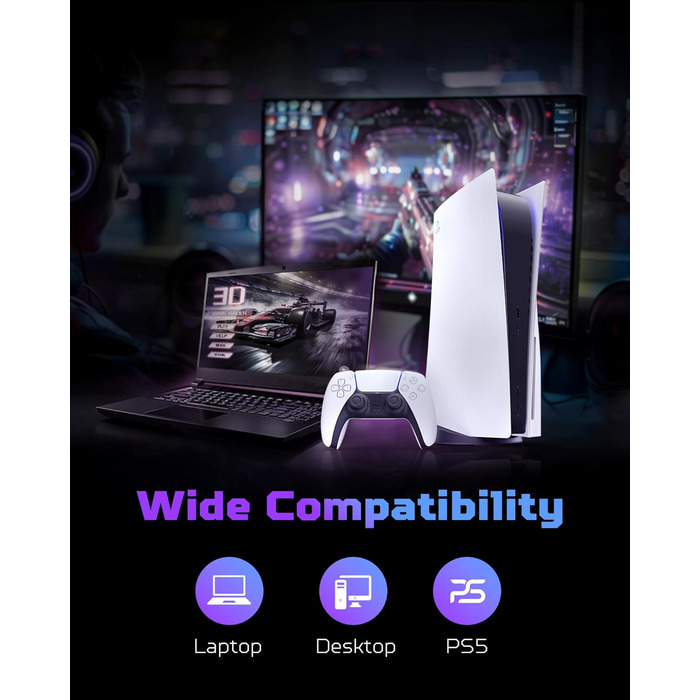 SSD Acer Predator GM7 1TB M.2 NVMe PCIe 4.0 - Швидкість читання до 7400 МБ/с - TLC NAND Flash - Внутрішній SSD для ПК, ноутбука та PS5