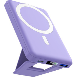 Power Bank AOGUERBE 10000mAh з LED дисплеєм, магнітна бездротова зарядка, PD 22.5W, сумісна з MagSafe (iPhone 17/16/15/14/13/12)