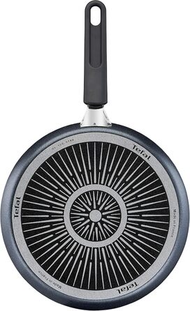 Пательня для млинців Tefal, алюмінієва, чорна, 25 см (не для індукційних плит)