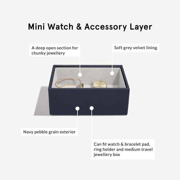 Скринниця для прикрас Stackers Mini (Navy)