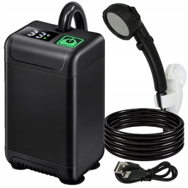 Портативний туристичний кемпінговий душ з акумулятором 7800mAh