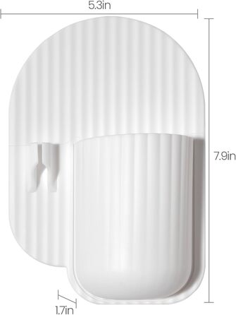 Silicone Shower Toothbrush Holder, Suction Cup, Shower Box Tool for Bathroom, Suction Cup for Walls or Mirrors, Silicone is Waterproof and Removable for Reuse, Yellow (White/Opulent Garden)