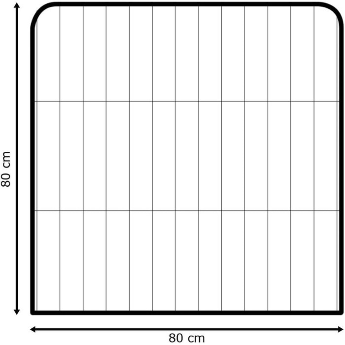Вольєр для цуценят Petigi: сталевий вольєр-загон, складаний, 80x80 см