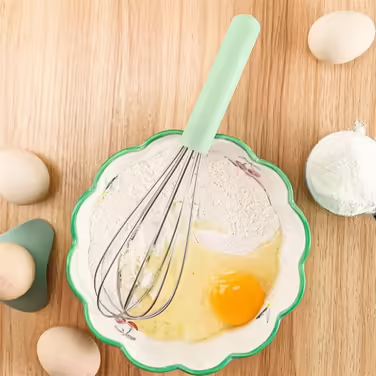 Hand mixer, stainless steel wire whisk, balloon whisk, manual egg beater, portable, milk frother, butter beater, baking, cooking utensils, kitchen accessories, egg whisk
