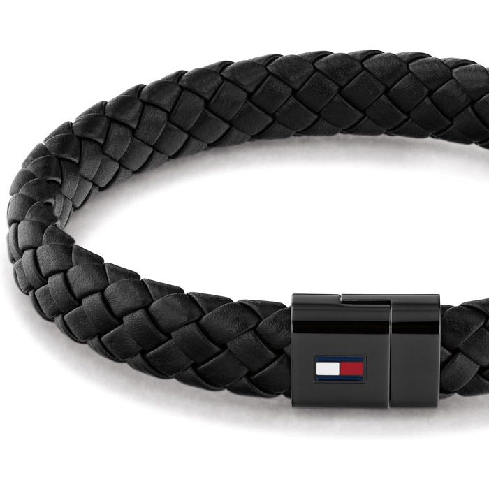 Браслет чоловічий шкіряний Tommy Hilfiger - чорний, коричневий або синій
