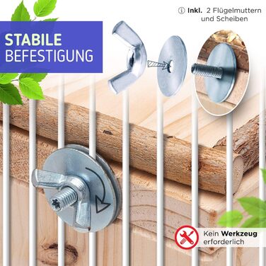 Vogelgaleria® Sweet Birdhouse, Wooden Sleep House for Bird Cages or Aviaries | Loved as a Sleeping Place and Shelter for Budgies, Cockatiels, and Lovebirds | Bird Cage Accessories Birdhouse