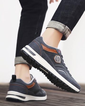 ARRIGO BELLO Кросівки чоловічі для активного відпочинку, спорту та прогулянок. Легкі кросівки для ходьби, розмір 41-46, колір блакитний.