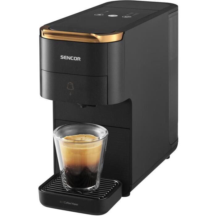 Капсульна кавомашина Sencor SCC 1000BK, 20 бар, чорна