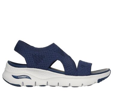 Skechers Cali Фітнес-кросівки жіночі Navy Knit 38 EU з підтримкою склепіння стопи