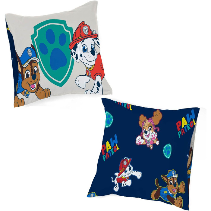 Комплект постільної білизни Jay Franco Disney Lilo & Stitch з квітковим дизайном для однієї людини – дитяча постільна білизна з наволочкою 80x80 см, бавовна, машинне прання, багатобарвна – Lilo & Stitch (Сірий - Paw Patrol, 135x200/80x80 (2 шт))