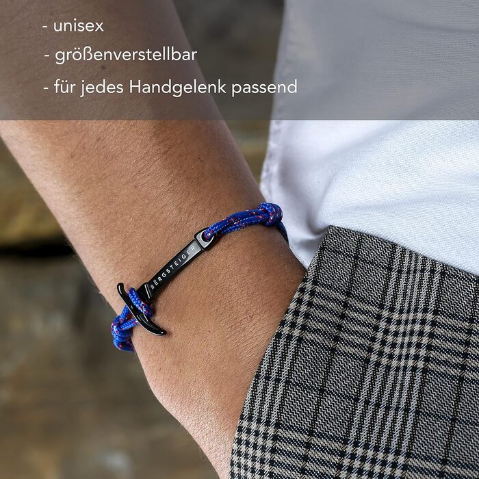 ICE AXE Armband for Men & Women with Ice Axe - high-quality fabric armband - Bracelet braided - Fabric bracelets - ideal mountaineering gift
