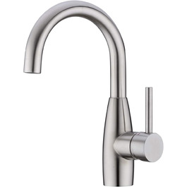 Кран кухонний CREA з 3 функціями: душ, висувний вилив, поворот 360°, матовий (нікель, щіткова обробка)