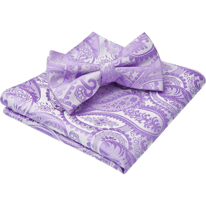 Метелик HISDERN для чоловіків, однотонний, регульований, для вечірки/весілля (фіолетовий)