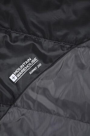 Сплячий мішок Mountain Warehouse Summit 250 - 3/4 сезону, ізольований, мішкоподібний, блакитно-зелений, для кемпінгу та трекінгу