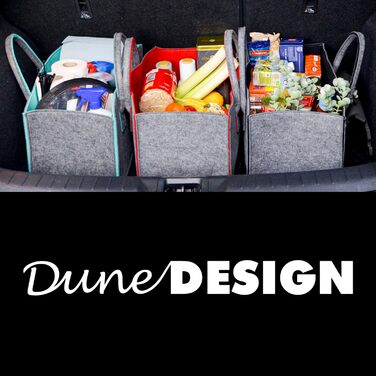 2-Piece Set: Heavy-Duty Shopping Bag Felt XXL - 50x25x25 Felt Bag Large - Kaminta Bag for Wood, Carrying Bag Firewood Basket - Car Shopping Basket Foldable Shopping Bag Felt Firewood Basket Modern