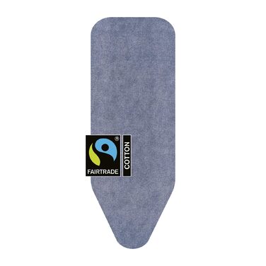 Набір Brabantia для гладіння: дошка для прасування, чохол з бавовни, джинсовий синій, розмір C (124 x 45 см)