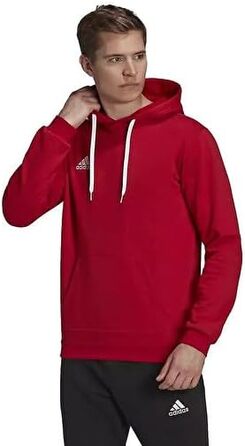 Чоловічий спортивний худі Adidas Entrada 22 з капюшоном, Team Power Red 2, розмір XL Extra Tall