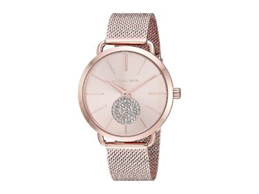 Жіночий годинник Michael Kors Portia 36 мм, колір рожеве золото з блискітками