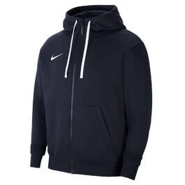 Чоловіча спортивна толстовка Nike Park 20 з капюшоном та блискавкою, колір Obsidian/White