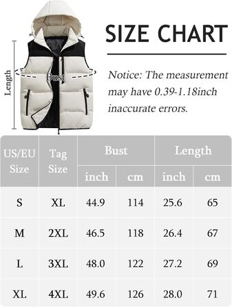 Чоловіча зимова жилетка AIEOE з капюшоном, тепла степна жилетка, стильний блоковий колір, розміри EU S-XL (Хакі, L)
