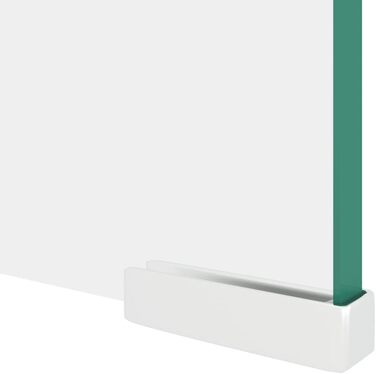 Скляна підставка-полиця для монітора та телевізора vidaXL, прозора, 120x30x13 см
