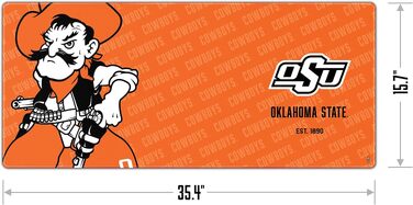 Килимок для миші та підкладка на стіл YouTheFan NCAA Logo Series (Oklahoma State Cowboys)