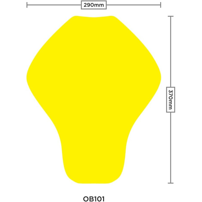 Універсальний мотозахисник спини Oxford RB Pi2 Level 2, жовтий