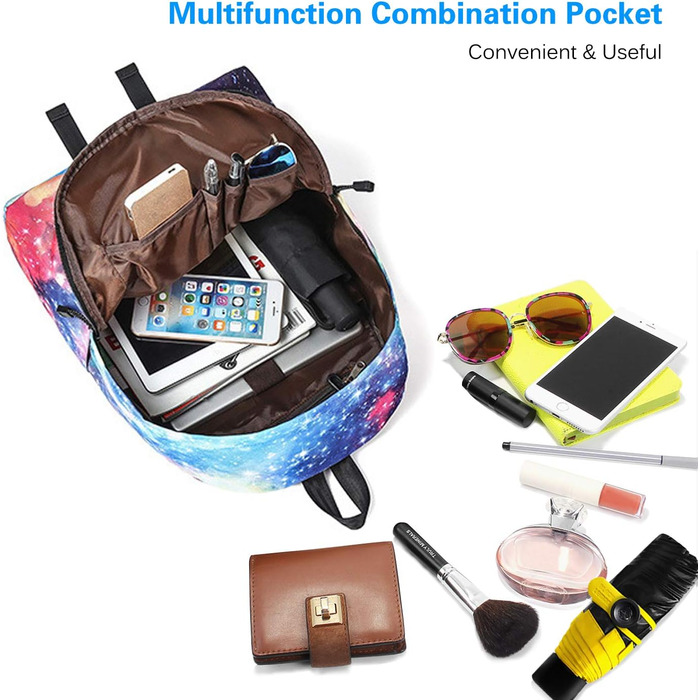 Шкільний рюкзак FANDARE Galaxy для хлопчиків та дівчаток з пеналом, 14