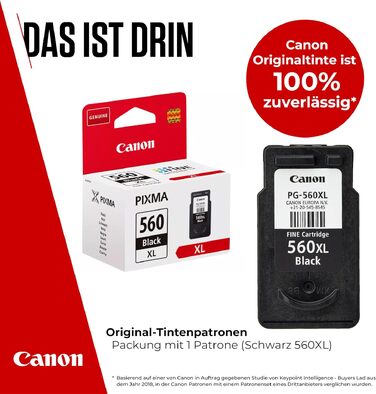 Оригінальний чорнильний картридж Canon PG-560XL FINE чорний (XL), підвищена ємність