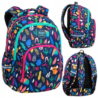 Багатовідсіковий шкільний рюкзак CoolPack, багатоколірний, 20 л