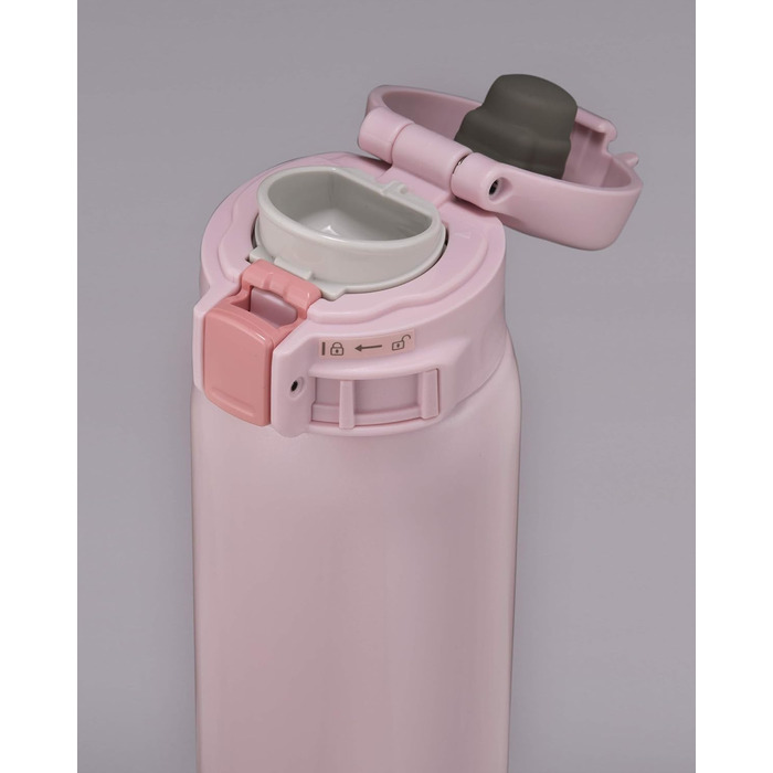 Zojirushi Stainless Steel Thermobecher - Insulated Flask, Leak-Proof, 355ml - Blue & Pearl Pink