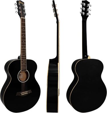 Електроакустична гітара Tiger ACG2-BK Set - Чорний колір, повний розмір, стандартна модель