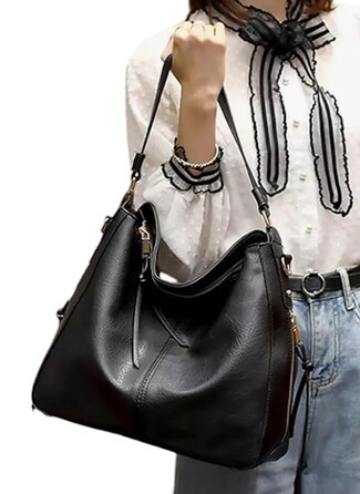 Сумка Likado з екошкіри, чорна