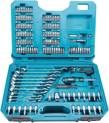 Набір інструментів Makita E-10883, 221 предмет, універсальний