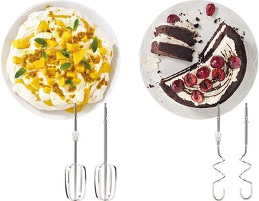 Міксер ручний Kenwood QuickMix Go HMP40.000GY (350W, срібний) з набором аксесуарів