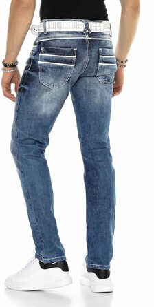 Чоловічі джинси Cipo & Baxx: сучасний денім, блакитний колір, розмір 29W/30L