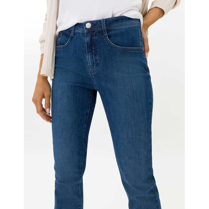 Джинси жіночі BRAX Feel Good Style Mary, Regular Fit 34W/32L, блакитний, класичні п'ятикішенні
