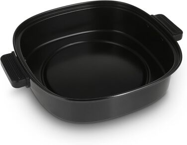 Аерофритюрниця Lauben Glass&Grill 3в1, 5,5 л, скляний кошик, 6 програм, гриль і сковорідка, електрична
