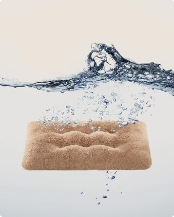 Ліжко для собак Feandrea з м'яким лежаком, 65x45 см, Ombré Grey, машинне прання, багатофункціональне, PGW200G01