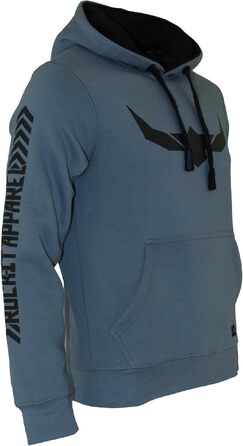 Чоловічий худі ROCK-IT Apparel Urban Streetstyle з начосом, камуфляж Dark Camo, розмір XL, синій