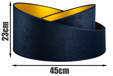 Підлоговий торшер Glimex з абажуром, патрон E27, 60 Вт, чорний з жовтим